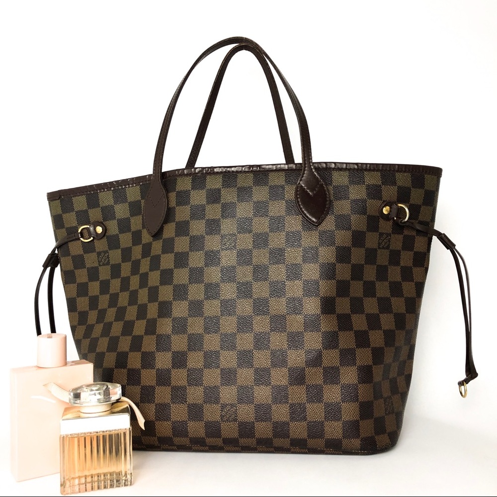 Like New Louis Vuitton Neverfull MM Damier Ebene
